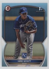 2023 Bowman Draft Sky Blue 304/499 Hiro Wyatt #BD-80 16s2