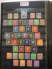 FRANCE:  NEUFS** Année 1945 complète N° 669 à 747  85  timbres LUXE 2 photos