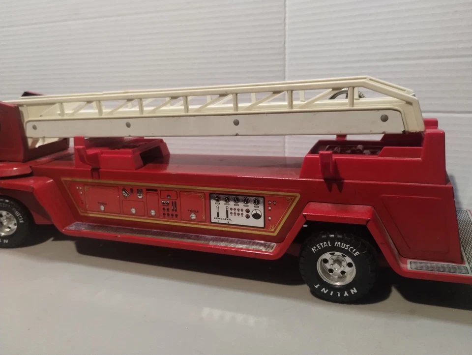 Nylint 1980 • Gancho aéreo N escalera camión de bomberos #5 • 32" Foto 4 de 4