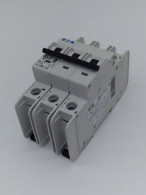 Eaton FAZ-C6/3-NA 3-Pole Circuit Breaker, 480Y-277VAC 6Amp