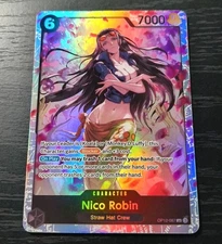 One Piece CCG Nico Robin Legacy Of The Master SR Foil Card OP12-087 NM