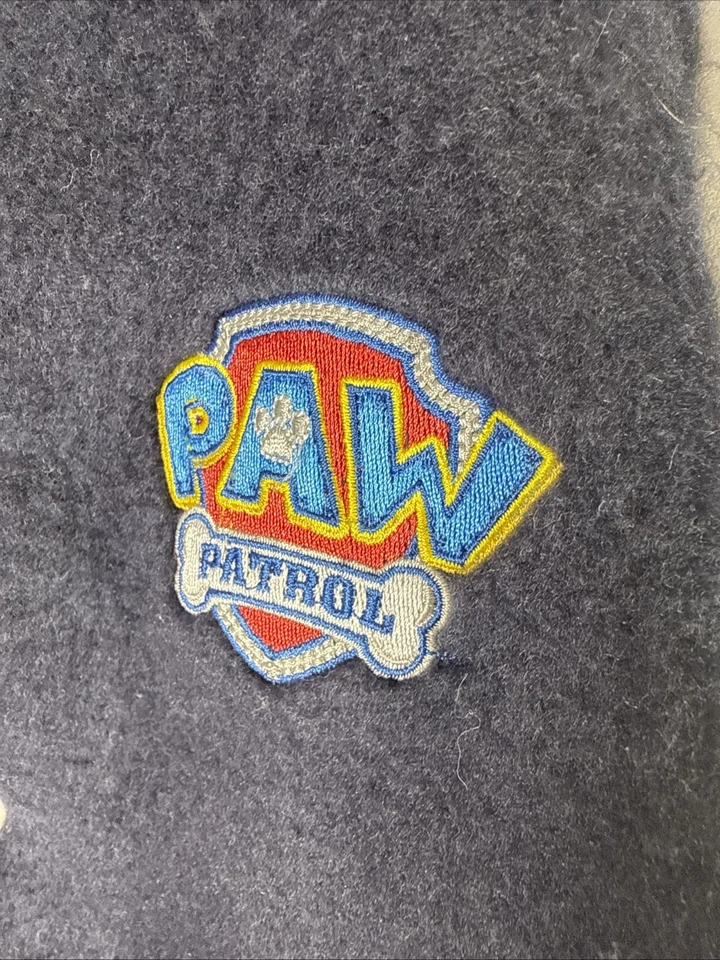 Andy & Evan x PAW Patrol Letterman Navy Blue Gray Lined Jacket Size 4T - Image 4 of 4