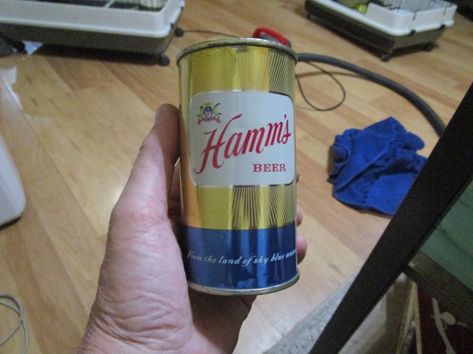 Clean 1950's Hamm's 12 Oz. Flat Top Beer Can Hamm St. Paul 79-21 - Image 3 of 4