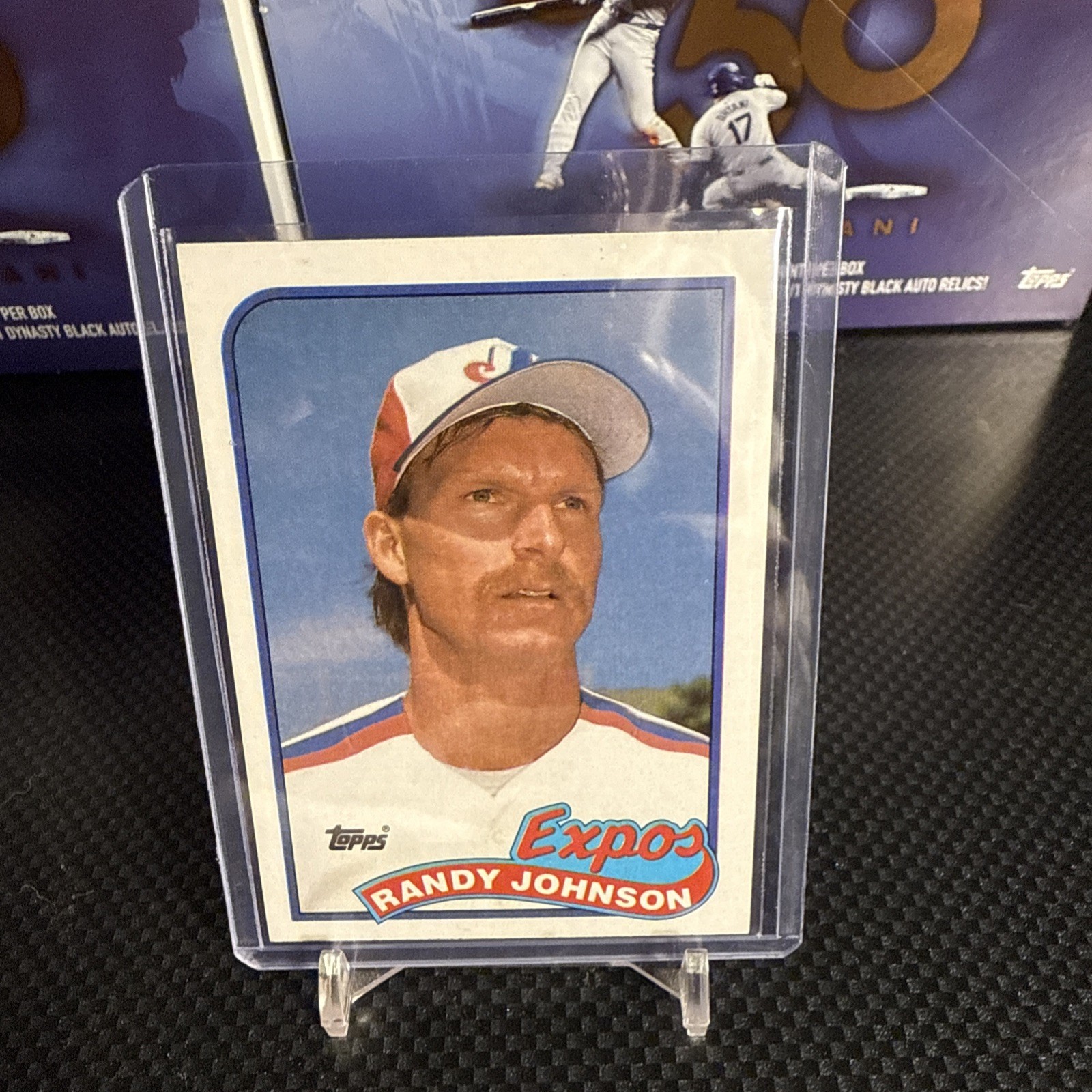 1989 Topps Randy Johnson Rc #647 Montreal Expos