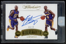 2015 Panini Flawless Now and Then Signatures Gold Kobe Bryant #NTKB /25