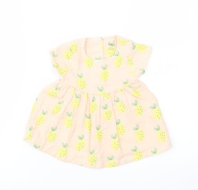 Mädchenkleid UK Größe 0-3 Monate Marks and Spencer A-Linie