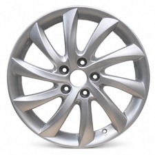 GENUINE ALFA ROMEO GIULIETTA 940 17" ALLOY WHEEL RIM OEM SILVER 7.5J 156093270