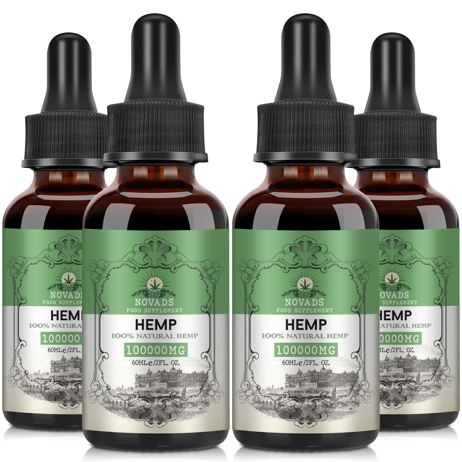 Premium Oil - 100000mg High Potency Natural Oil, Rich in Omega 3-6-9 and Vitamin