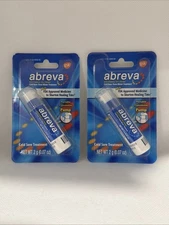 Abreva Cold Sore Treatment 2-Gram  2 Pack Exp 09/2026