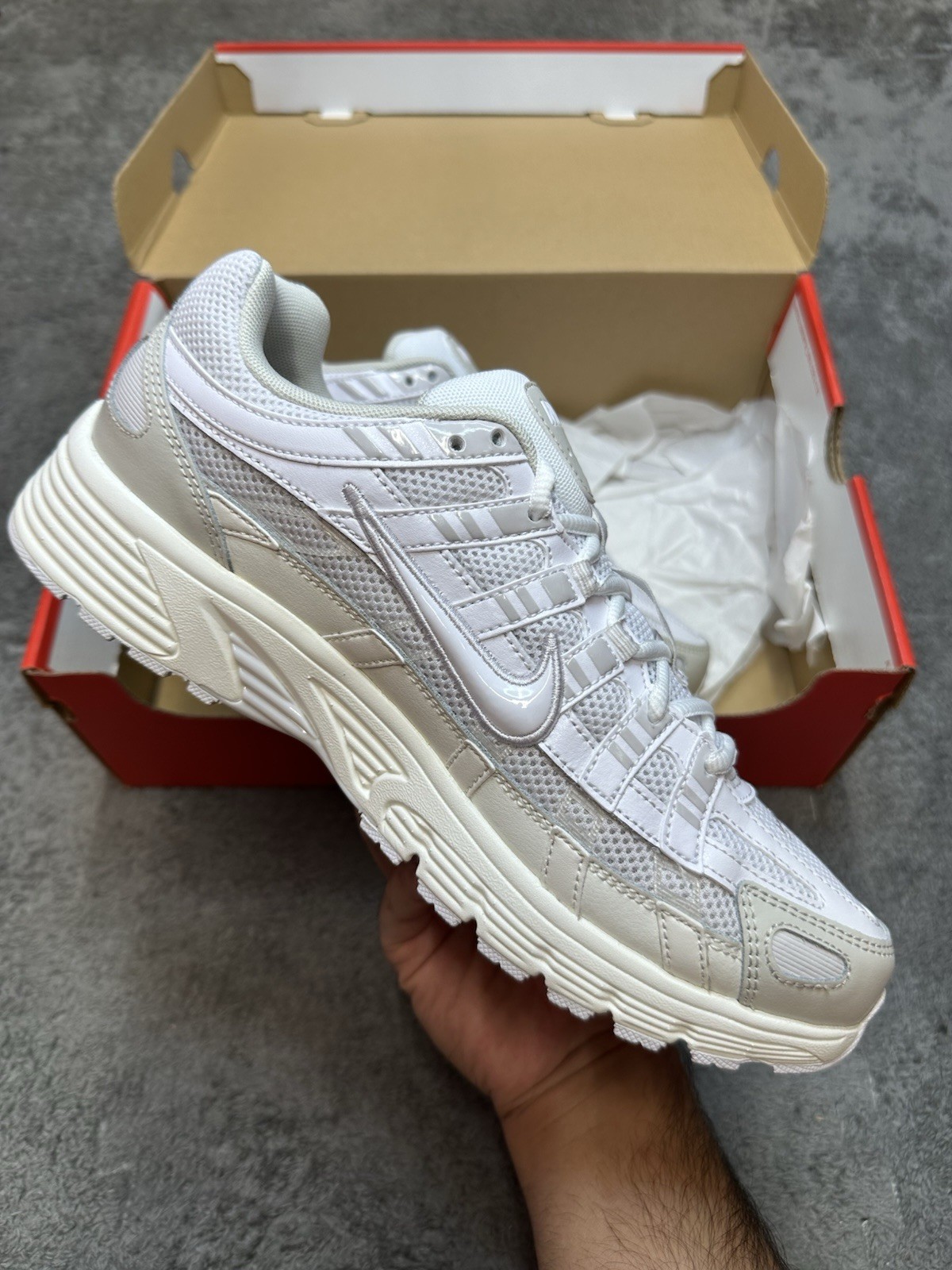 Nike P-6000 White Sail Vast Grey | Brand New | UK8.5 image 3