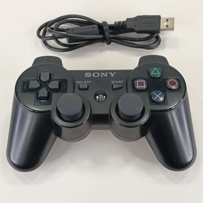 Sony PlayStation 3 PS3 DualShock 3 Wireless Controller OEM CECHZC2U Black TESTED