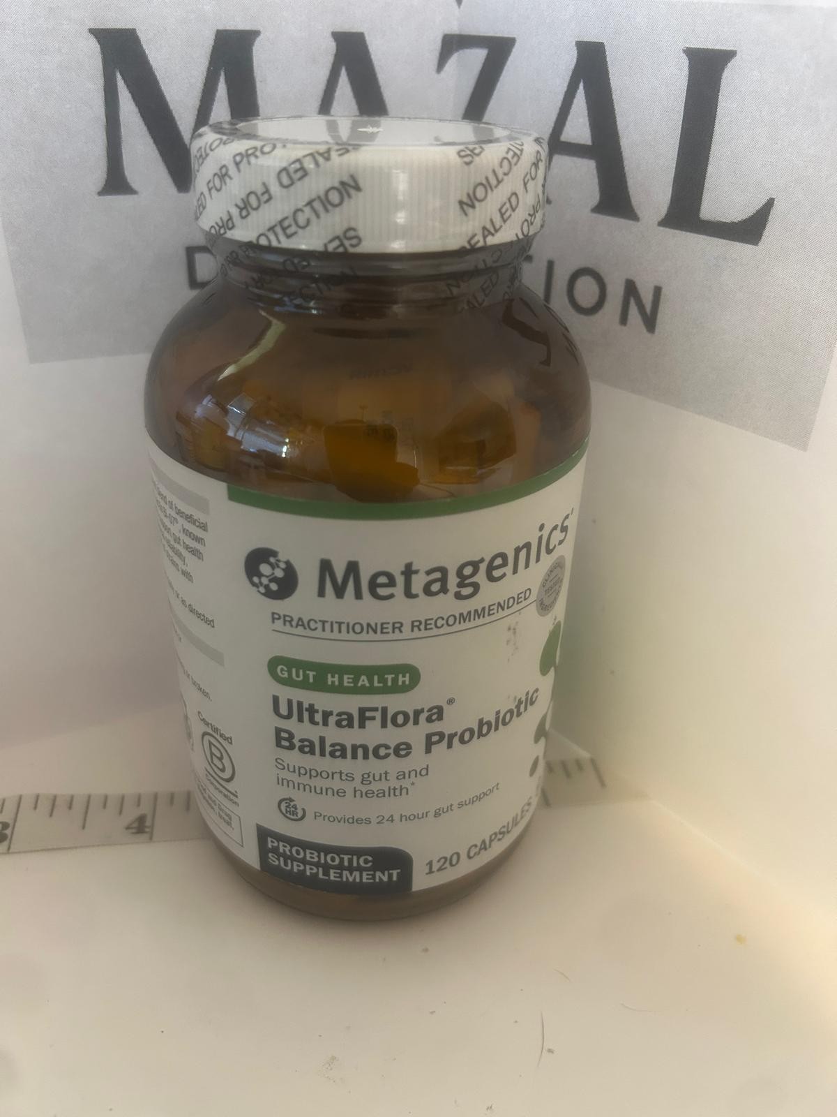 Metagenics UltraFlora Balance Probiotic 120 Capsules for Digestive Health