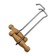 2Pcs Wooden Handle Boot Hooks Horse Riding Boot Puller Equestrian Tools