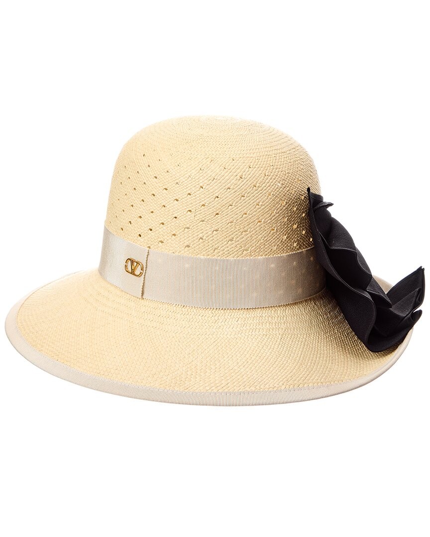 Valentino Straw Hat Womens Beige 57 117090₽