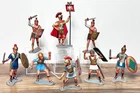New ListingSet of 8 Vintage Louis Marx Viking Figures  6"-8" Painted Plastic – early 1960s