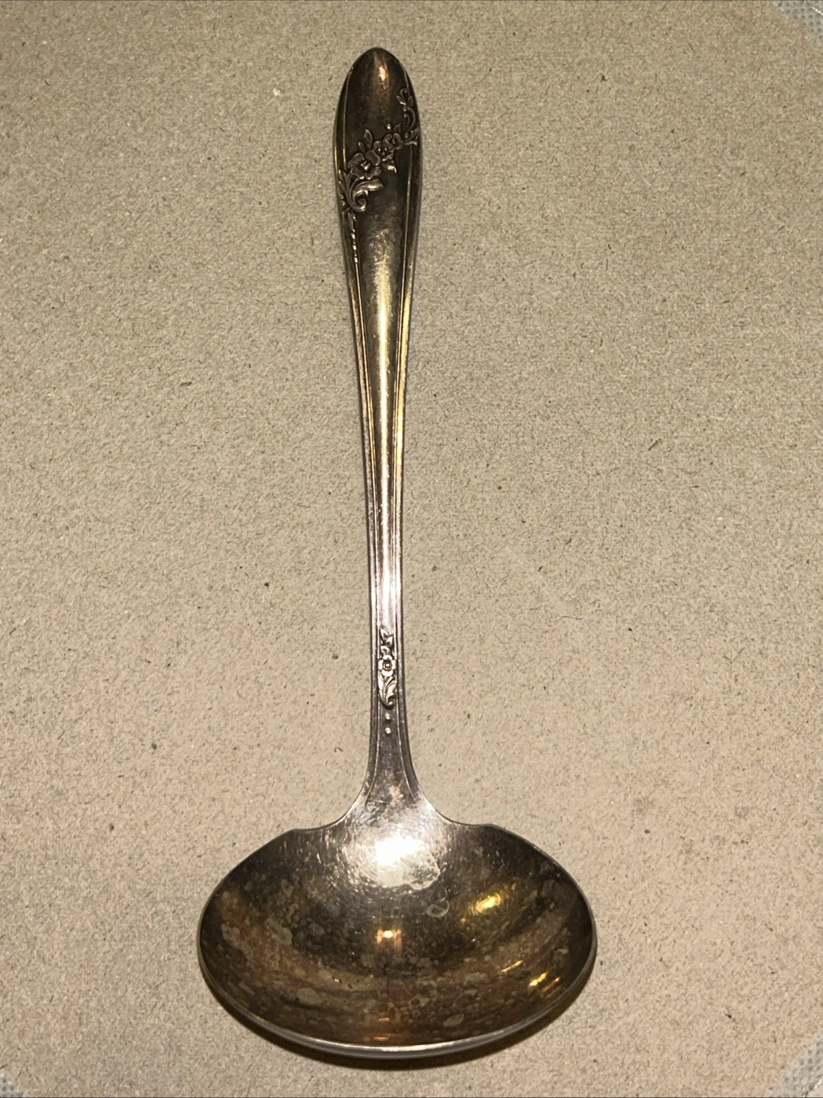 Gravy or Sauce Ladle Oneida Community Tudor Plate Vintage