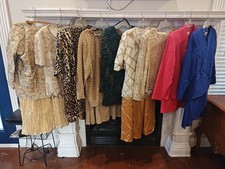 Lot of Vintage 70s and 80s skirts, shirts and business attire