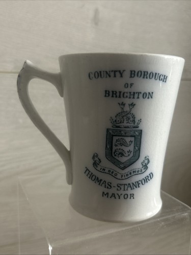 George V Krönung Adams Bros Trafalgar St BRIGHTON Sussex Tasse um 1911 - Bild 5 von 9