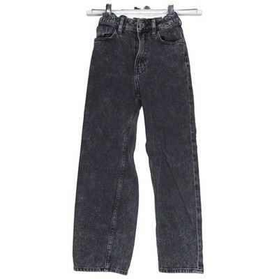 H&M, Jeans, Größe: 146, Grau, Denim, Mädchen #WTb