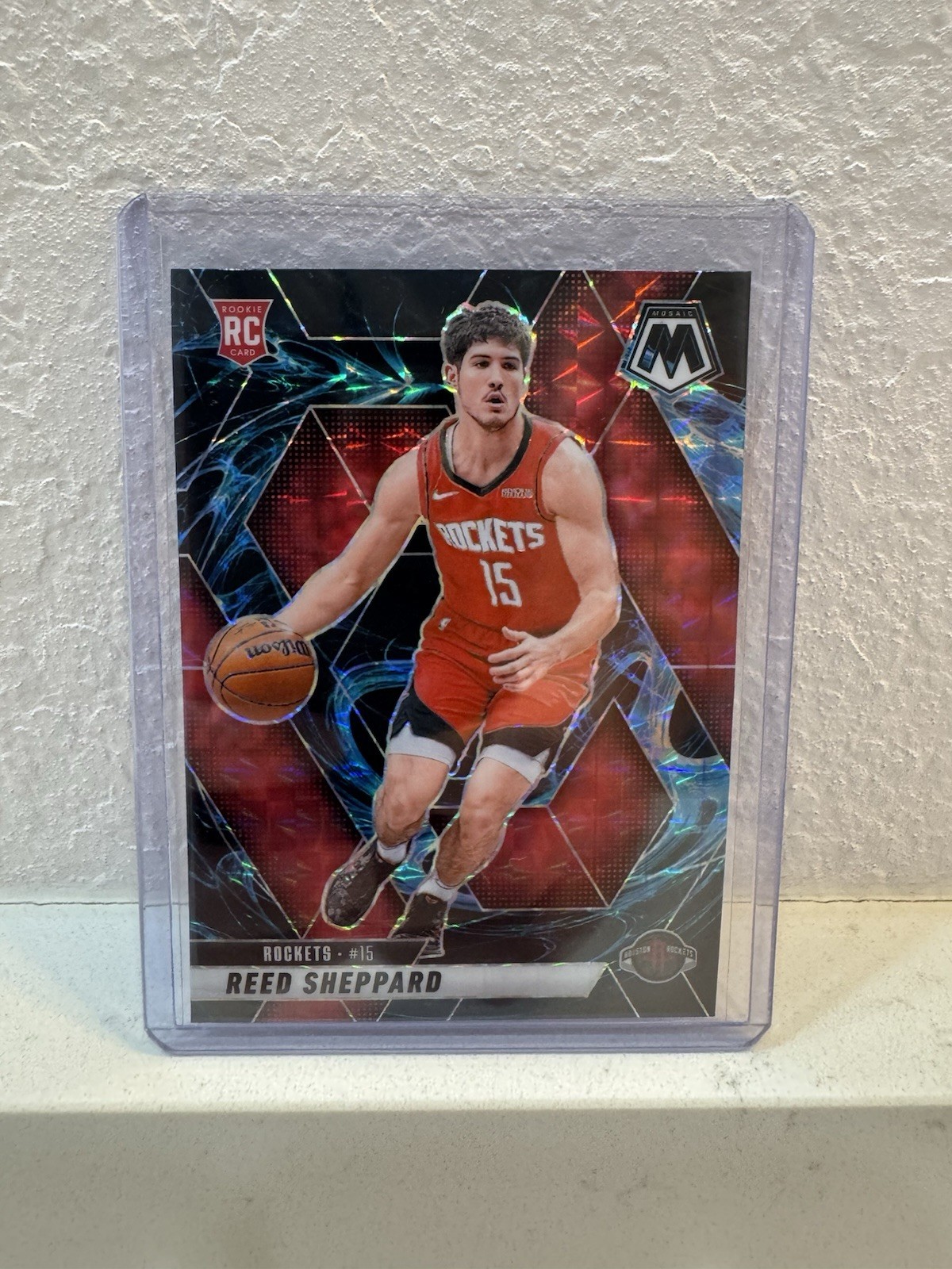 2024-25 Panini Mosaic - Rookies Reed Sheppard #249 Genesis Mosaic Prizm (RC)