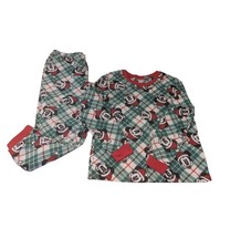 EUC Disney 100 Womens Large Mickey Minnie Mouse Holiday Christmas Pajamas