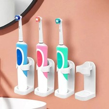Non Slip Wall Mounted Traceless Toothbrush Stand Holder Adjustable Space Saving