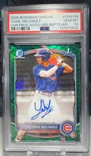 2025 Bowman Chrome Yahil Melendez Green Reptilian Rookie Auto /99 PSA 10