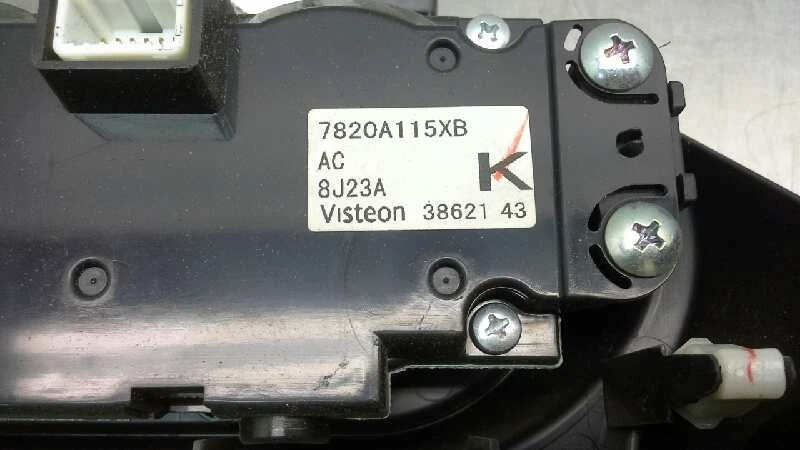 7820A115XB COMMANDE DE CLIMATISATION / CHAUFFAGE / 1656160 POUR MITSUBISHI LANCE Foto 3 de 4