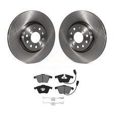 Front Disc Brake Rotors And Semi-Metallic Pads Kit For Volkswagen CC Passat