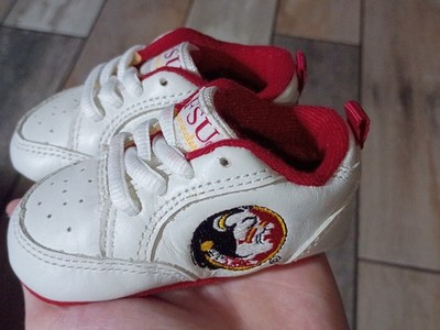 FSU FLORIDA STATE VTG Ground Level Footwear 0-10 Months Soft crib shoes