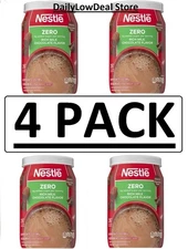 4 PACK - NESTLE Fat Free Rich Milk Chocolate Hot Cocoa Mix, 7.33 oz ea Canister