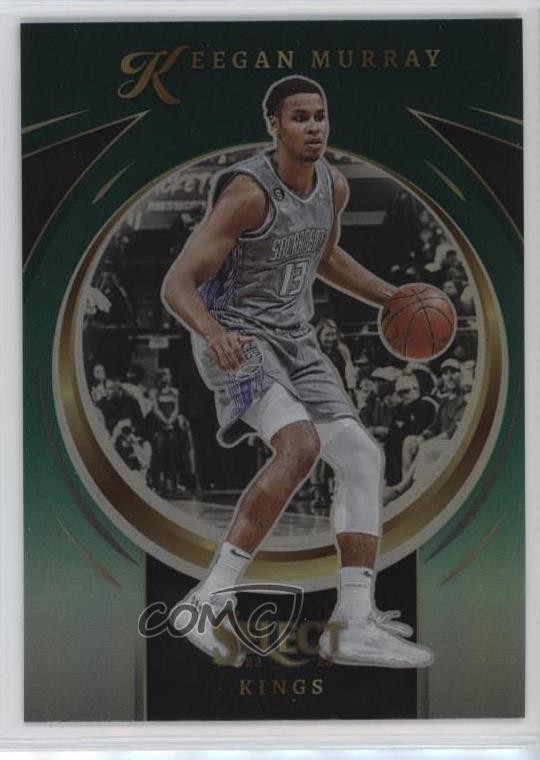 2022-23 Panini Select Select Certified Green Prizm Keegan Murray #15 4f5