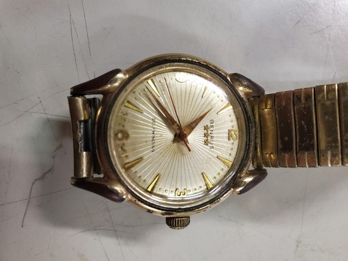 Benrus self winding watch 3 star 10K rolled gold top & band top 15-23 Jewels ??? - Picture 3 of 7