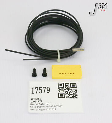 のん 17579 BANNER PLASTIC FIBER DIFFUSE REFLECTIVE CORE PBCF46UMF5 | eBay