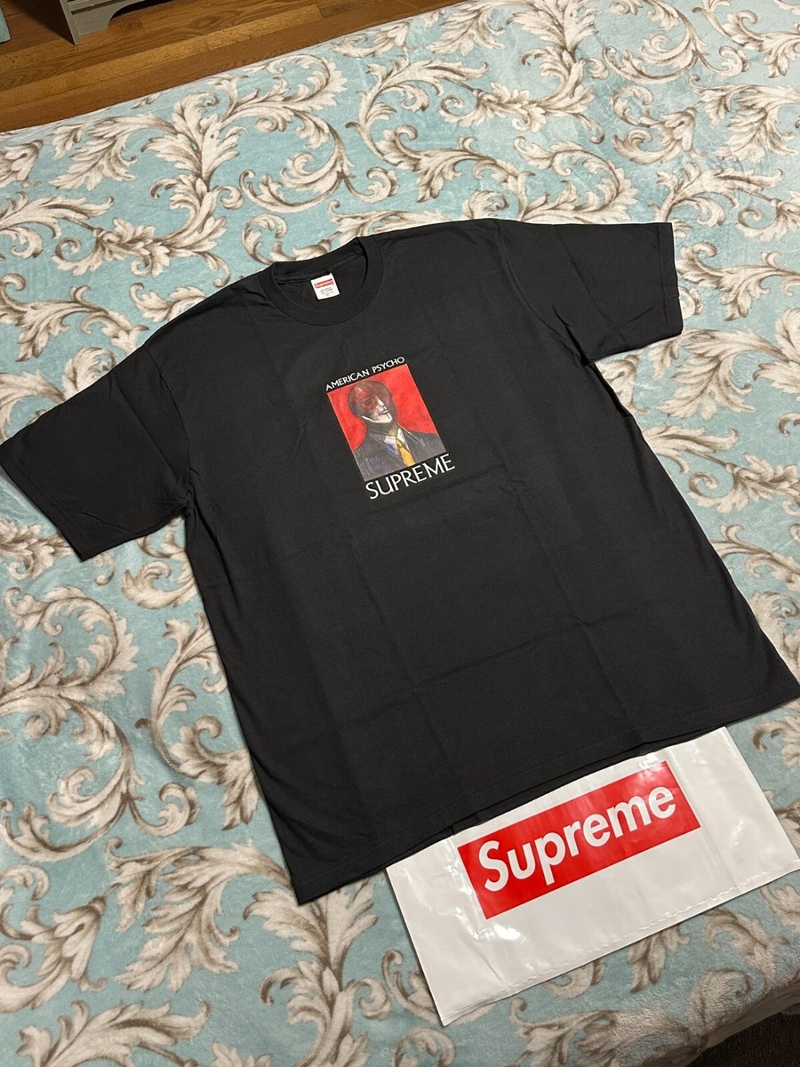 関税込 23AW Week7 Supreme AMERICAN PSYCHO TEE Supreme American Psycho Tee Grey Men's - FW23 - US