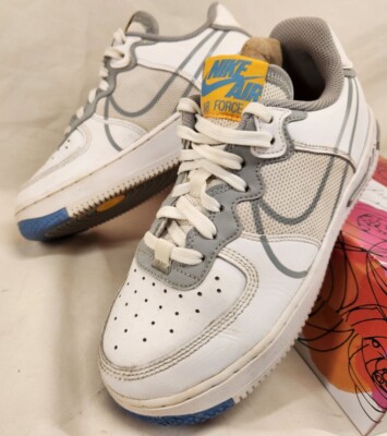 Nike Air Force 1 React SU GS White Smoke Grey CT5117-102 Size 5Y