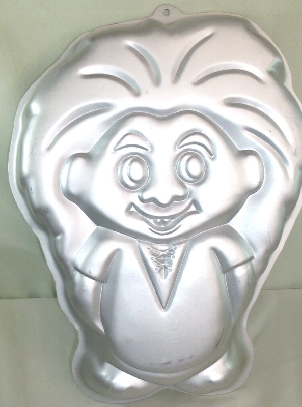 Vintage 1992 Wilton Troll Doll Baking Birthday Cake Jello Mold Pan 2105-6712