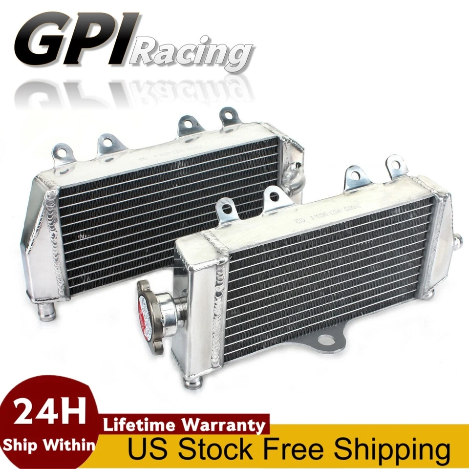 Radiador de aluminio para 2005-2024 2018 2019 2020 2021 2022 2023 Yamaha YZ125 YZ125 Foto 2 de 4