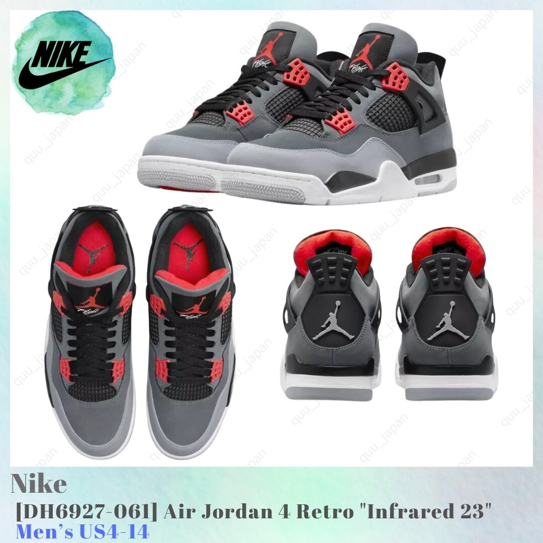 Nike Air Jordan 4 Retro Infrared 23 DH6927-061 Men's US4-14