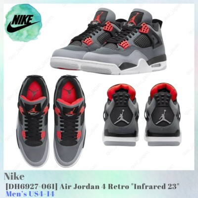 シューズ(男性用) Nike Air Jordan 4 Retro Infrared 23 27.0 Nike Air Jordan 4 Retro Mid Infrared Jordan 4 Retro Men's