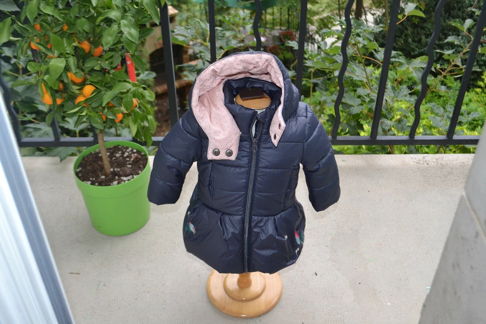 doudoune neuve catimini 6 mois capuche doudoune PROMOTION - Photo 3/4