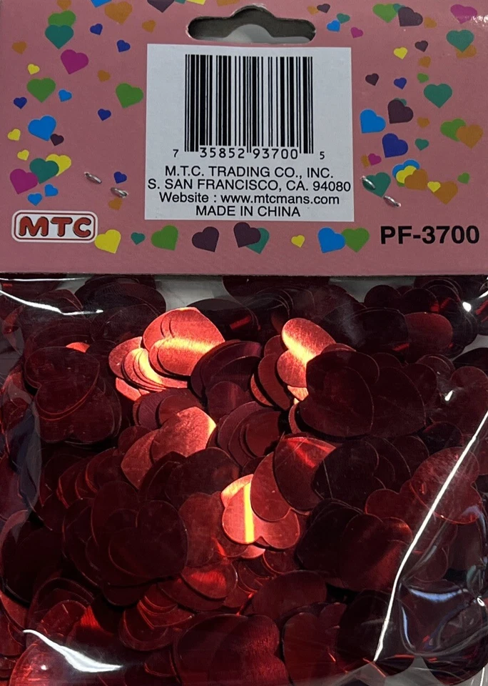 Confeti Corazones Rojos  Foto 2 de 2