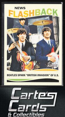 Beatles Spark ''British Invasion'' of U.S. 2013 Topps Heritage #NF-TB Flashbacks
