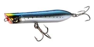 Yo-Zuri Surface Cruiser Floating R1173 7-1/2''3oz Pencil Popper Chrome Sardine