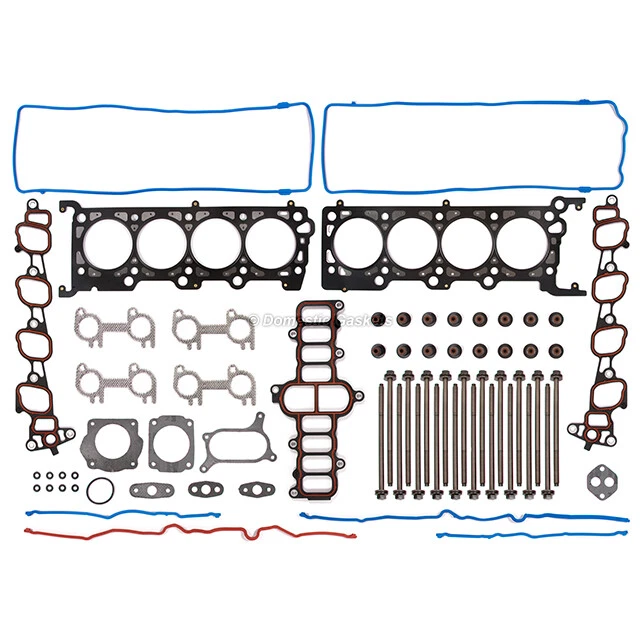 适用于 2001 年福特 Crown Victoria Expedition F-150 E-150 4.6L 头垫圈套装螺栓 — 第 2/4 张图片