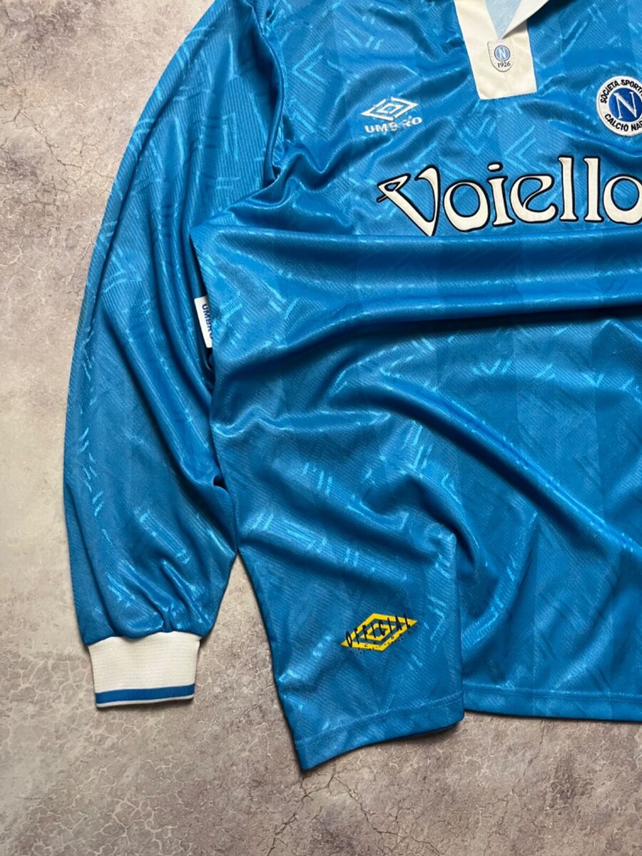 Authentic ARCHIVE Vintage Umbro Napoli Italy Voiello 91/93 Authentic ARCHIVE Vintage Umbro Napoli Italy Voiello 91/93