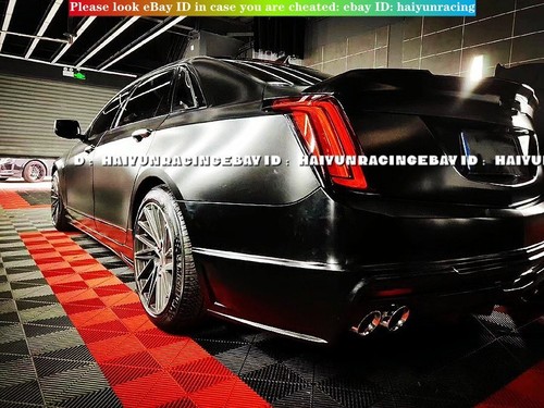 Juego de 1 alerón de alerón trasero de fibra de carbono real para Cadillac CT6 2016-2018 - Imagen 7 de 12