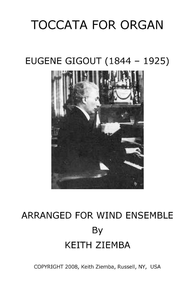 Gigout Organ Toccata arr for Wind Ensemble Advanced arr. K