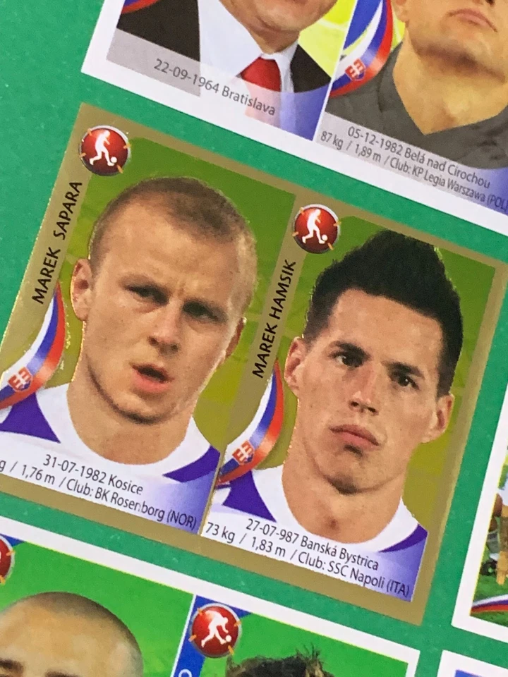 2010 Navarrete South Africa World Cup FIFA #E24 SLOVAKIA SOCCER FULL TEAM - Image 3 of 4