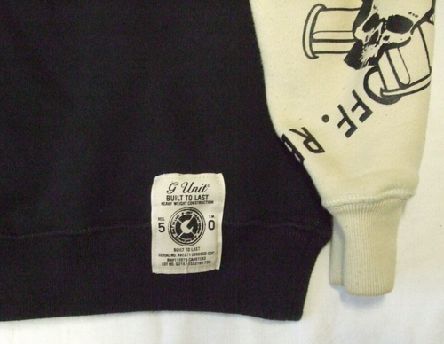 Mens Retro G-Unit, 50 Cent Heavy Weight Hooded Top,Size Medium. - Picture 10 of 12